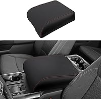 Vista 10 de Funda para reposabrazos adecuada para Ford F150 2021 2022 2023, almohadilla protectora de cuero antiarañazos, alfombrilla de caja de reposabrazos