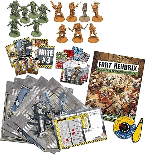Miniatura 2 de Zombicide 2ª edición Fort Hendrix - Expansión del juego de mesa - Misterio de base militar y nuevos desafíos. Juego de estrategia cooperativo de