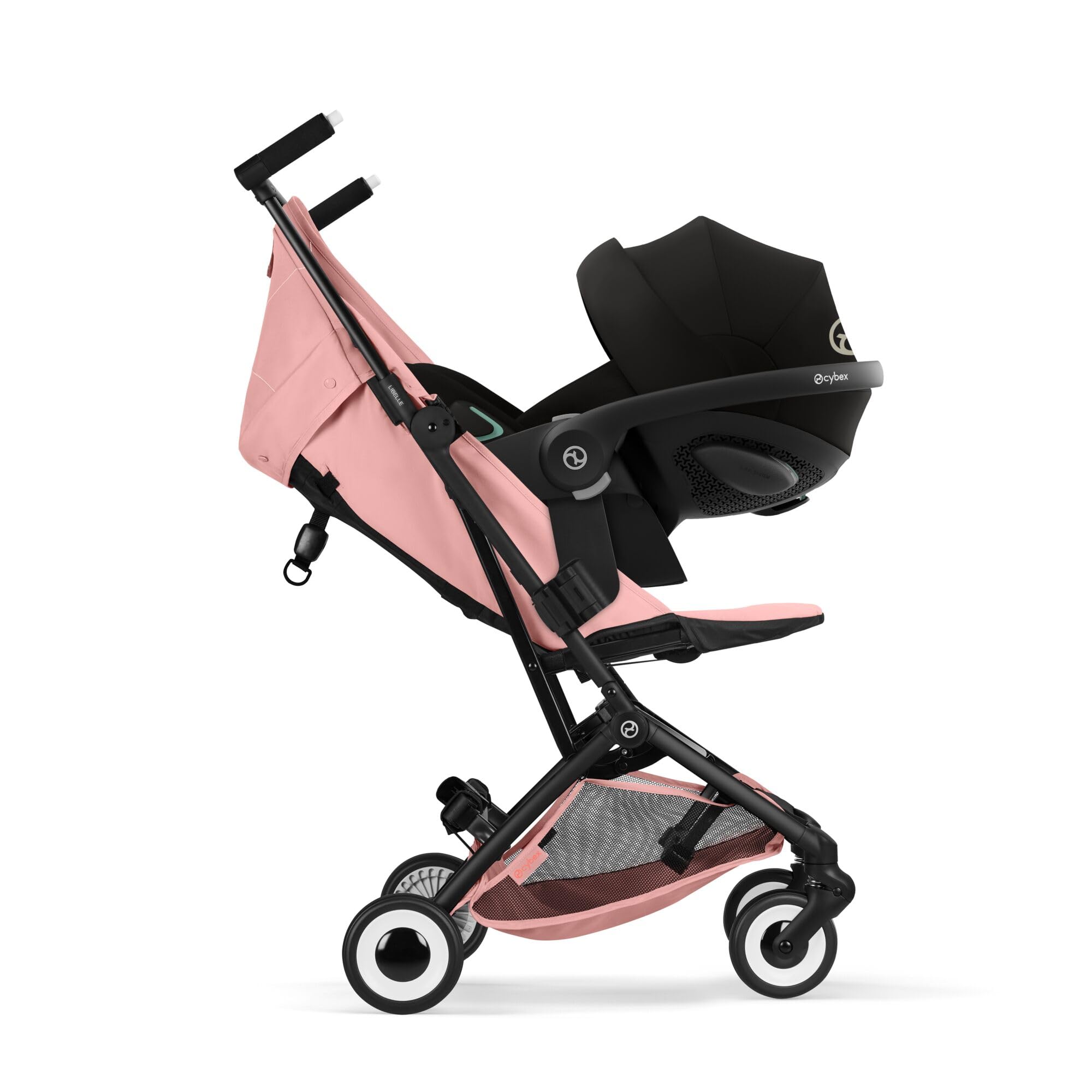 CYBEX Gold Wózek dziecięcy LIBELLE w rozmiarze pasującym do bagażu podręcznego, Od ok. 6 miesięcy do ok. 4 lat (maks. 22 kg), Ultralekki (tylko 6 kg), Jednoręczny system pasów, Candy Pink