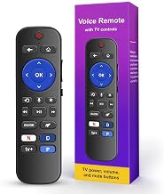 Replacement for Roku Voice Remote : Quick Setup, 4 Shortcuts, Wisteria-Dusk