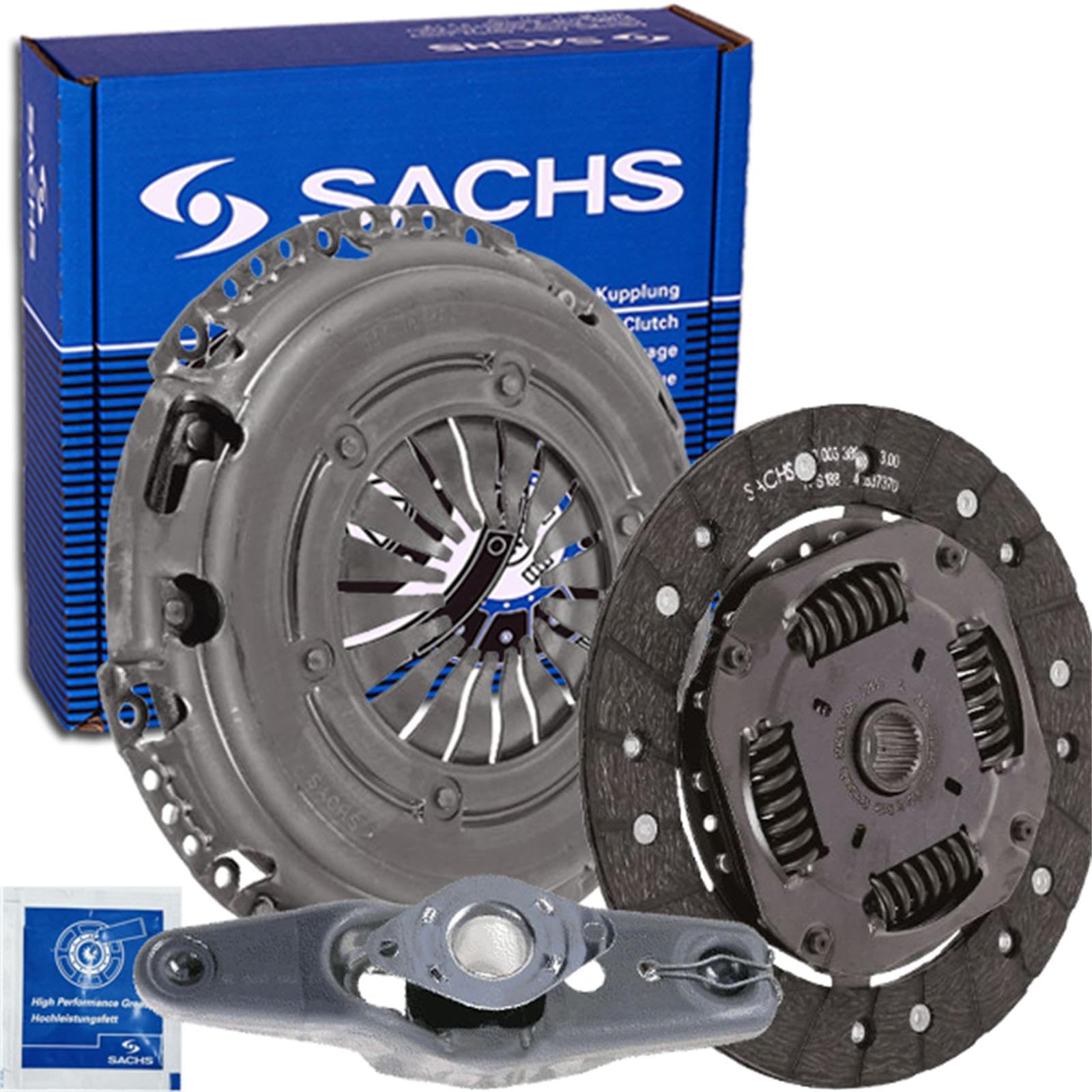 SACHS 3000 950 100 Clutch Kit for Volkswagen Polo (6R, 6C, 61) 2009-2022 and Other Vehicles