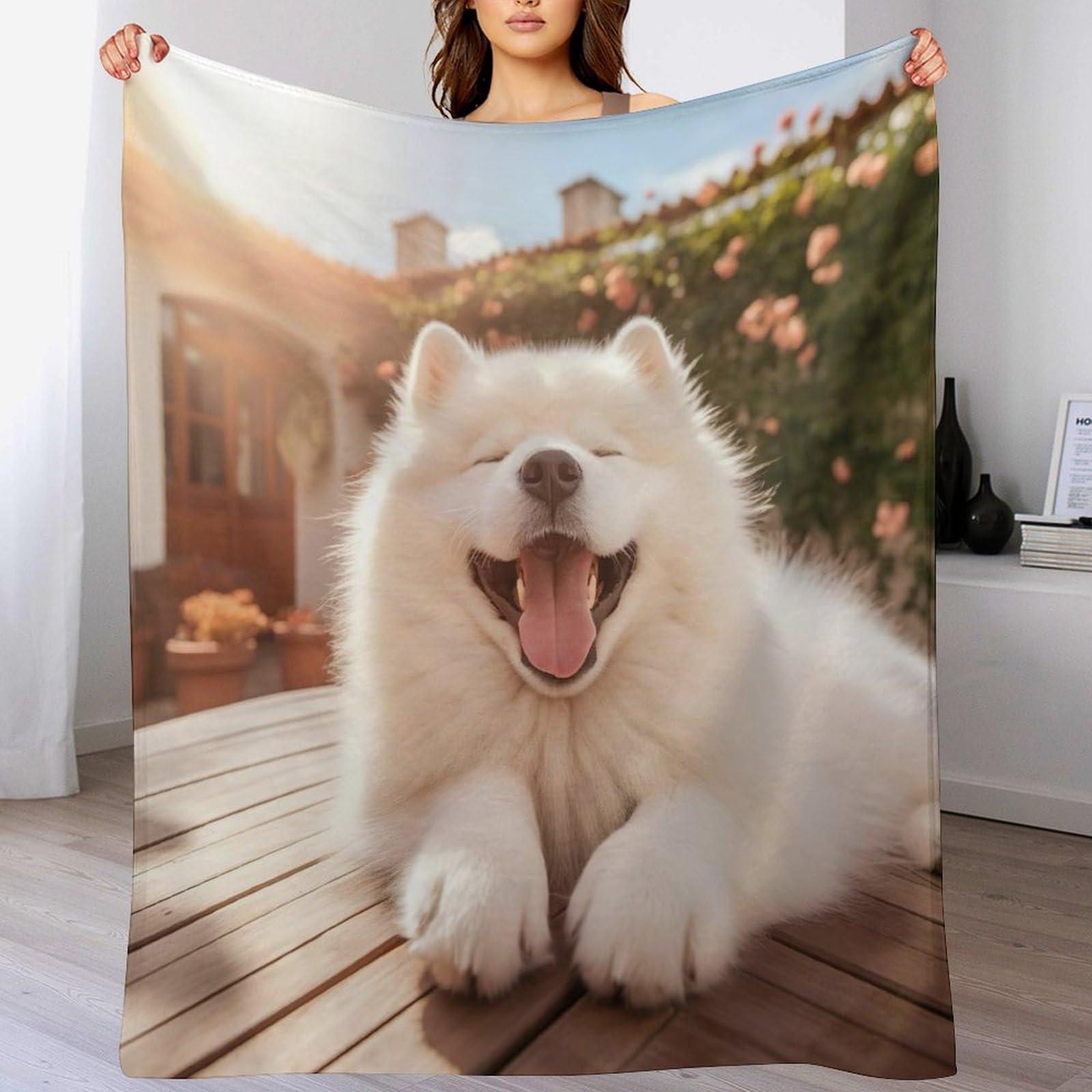 Couverture 3D chien lavable à la machine, la solution plaid anti-froid