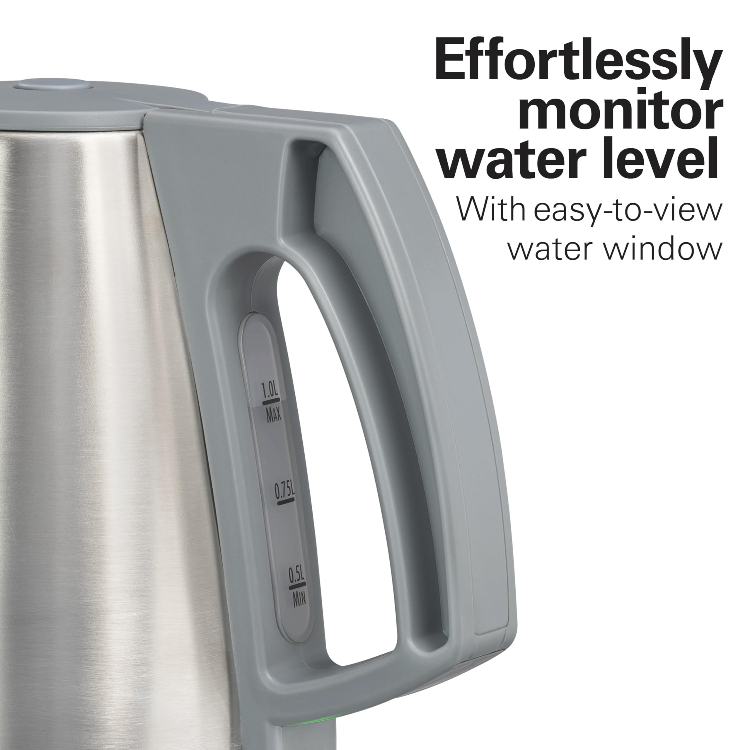 Hamilton Beach Electric Kettle - 1L Fast Heating -5 Hamilton Beach Electric Kettle - 1L Fast Heating -5