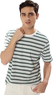 ترنديول تيشرت منسوج بقصة عادية للرجال متعدد الالوان TMNSS25TS00041