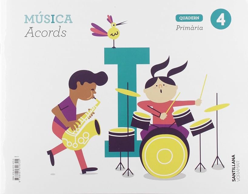 Portada de Musica 4º Educacion Primaria Serie Acords Quadern Ed 2019 Valencia