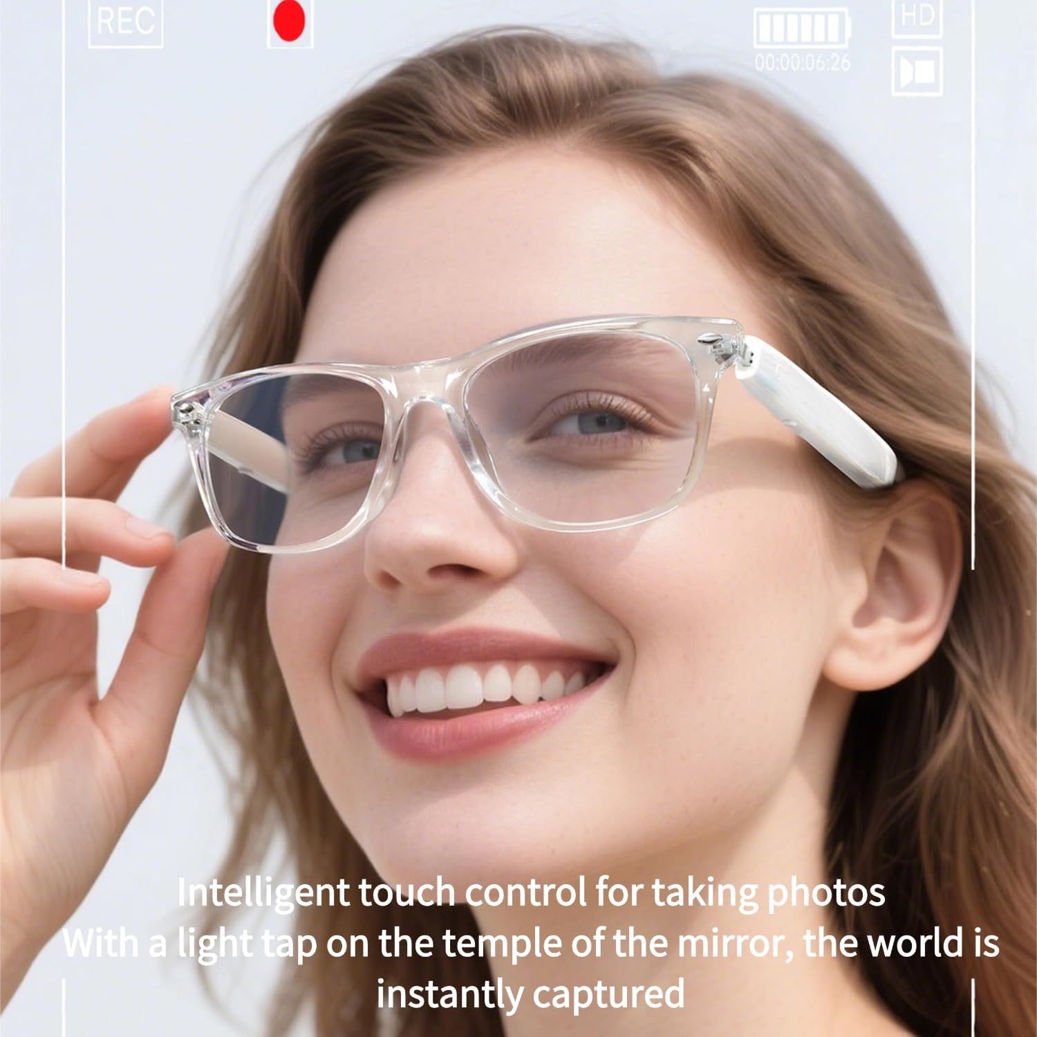 Gafas Bluetooth, Gafas Inteligentes Gafas Traductoras Gafas con IA Smart Glasses Gafas IA Gafas con Bluetooth A