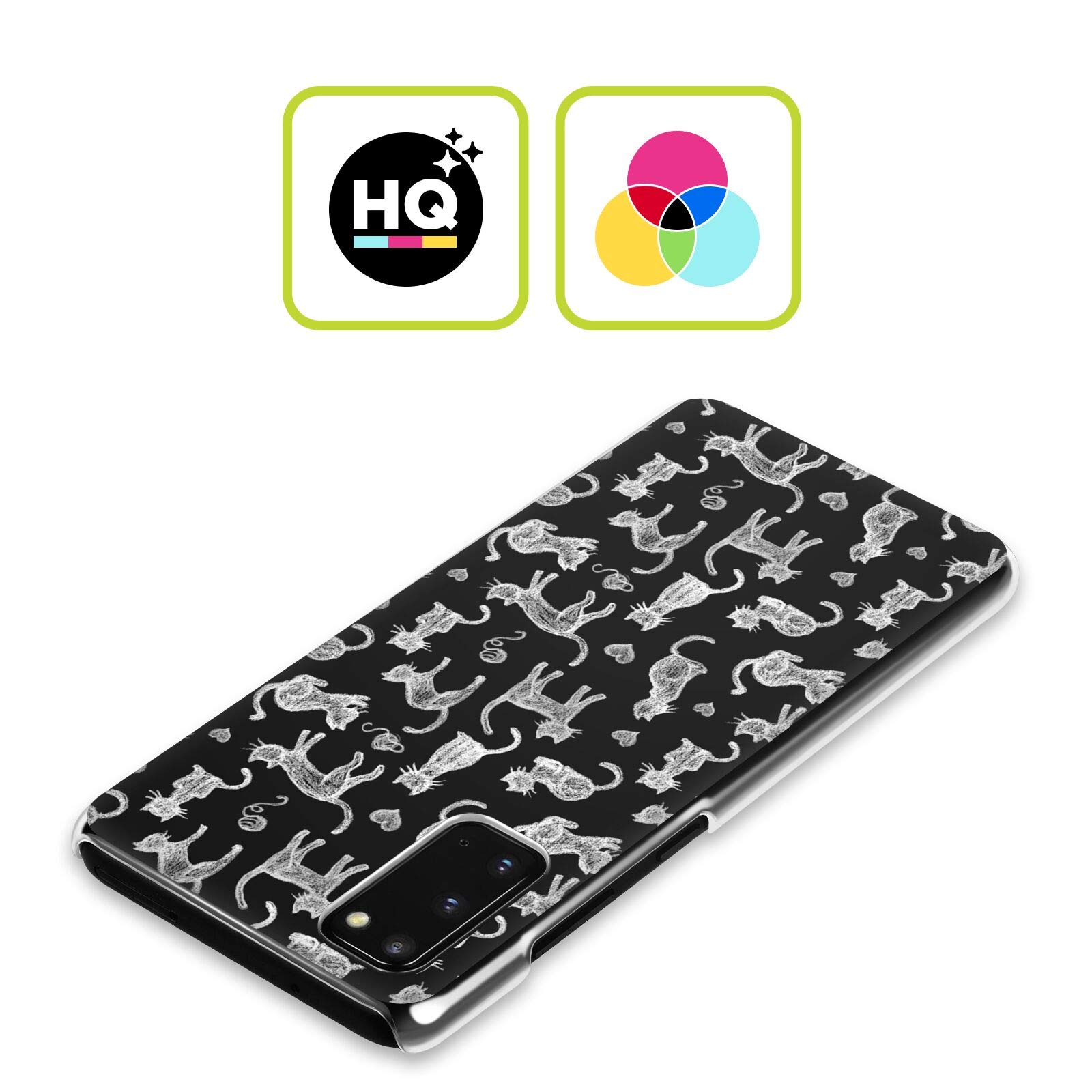 Head Case Designs Officially Licensed Micklyn Le Feuvre Teachers Pet Chalkboard Cats Animals Hard Back Case Compatible with Samsung Galaxy S23 Ultra 5G