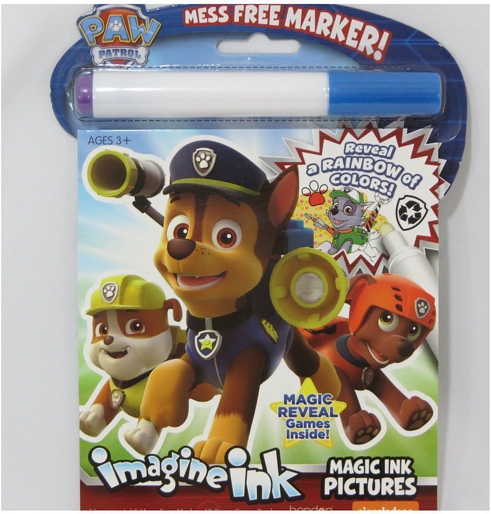 Paw Patrol Imagine Ink Magic Pictures with Mess-free Marker