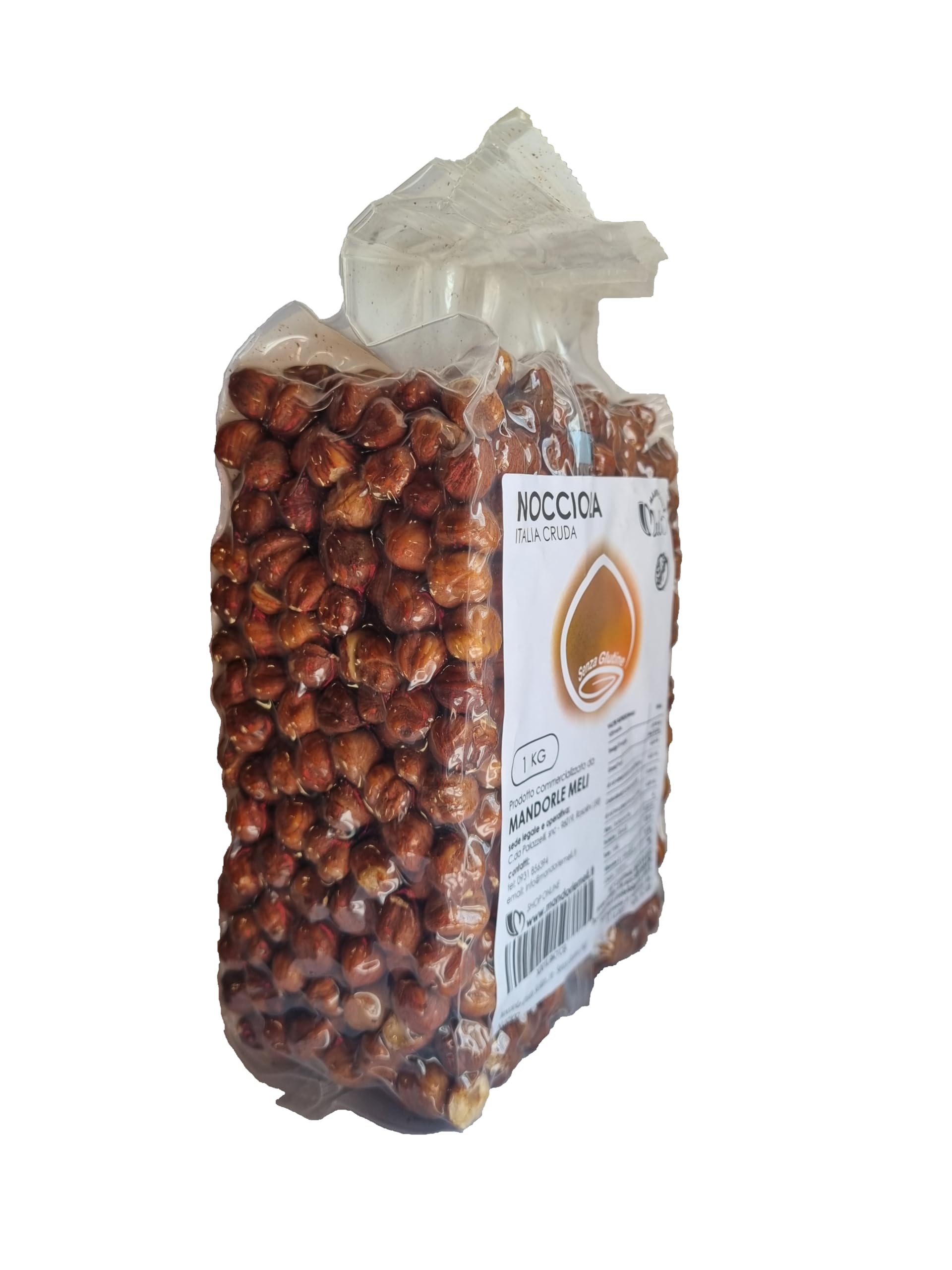 Nocciola Cruda - Frutta Secca Fonte di Vitamine e Fibre - Senza Glutine (1kg)