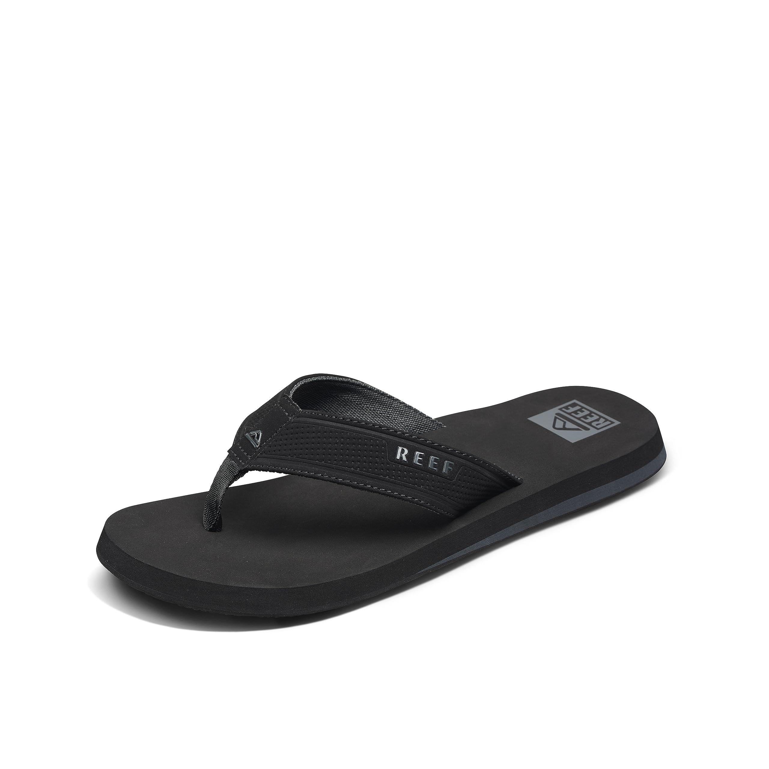 Reef Mens Sandals, The Layback, Black, UK 5