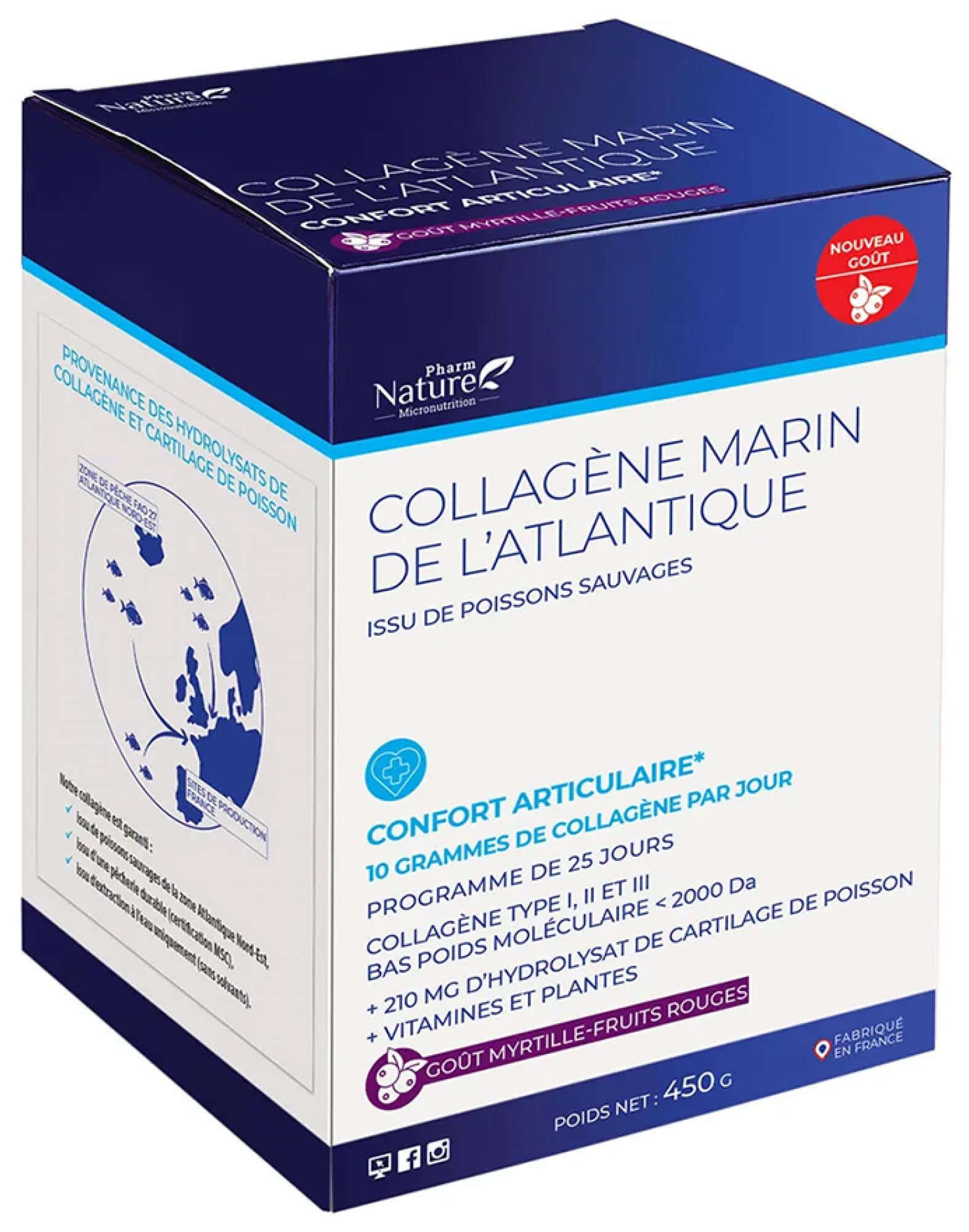 Collagène Marin de L'Atlantique Confort Articulaire 450 g