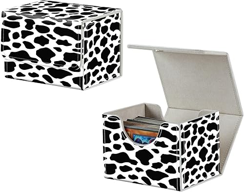 Miniatura 1 de Dikoer MTG Commander - Caja de cartas para cartas intercambiables, más de 100 tarjetas con funda con funda de piel sintética, caja de almacenamiento