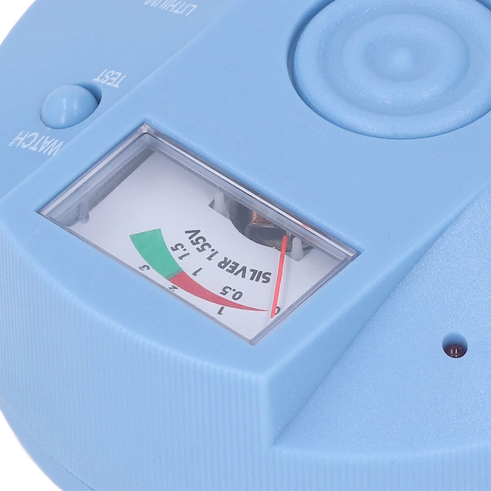 EMUKOEP Probador de Movimiento de Reloj, Herramienta de Reparación de Detección de Reloj Circular, Analizador de Energía de Batería de Botón