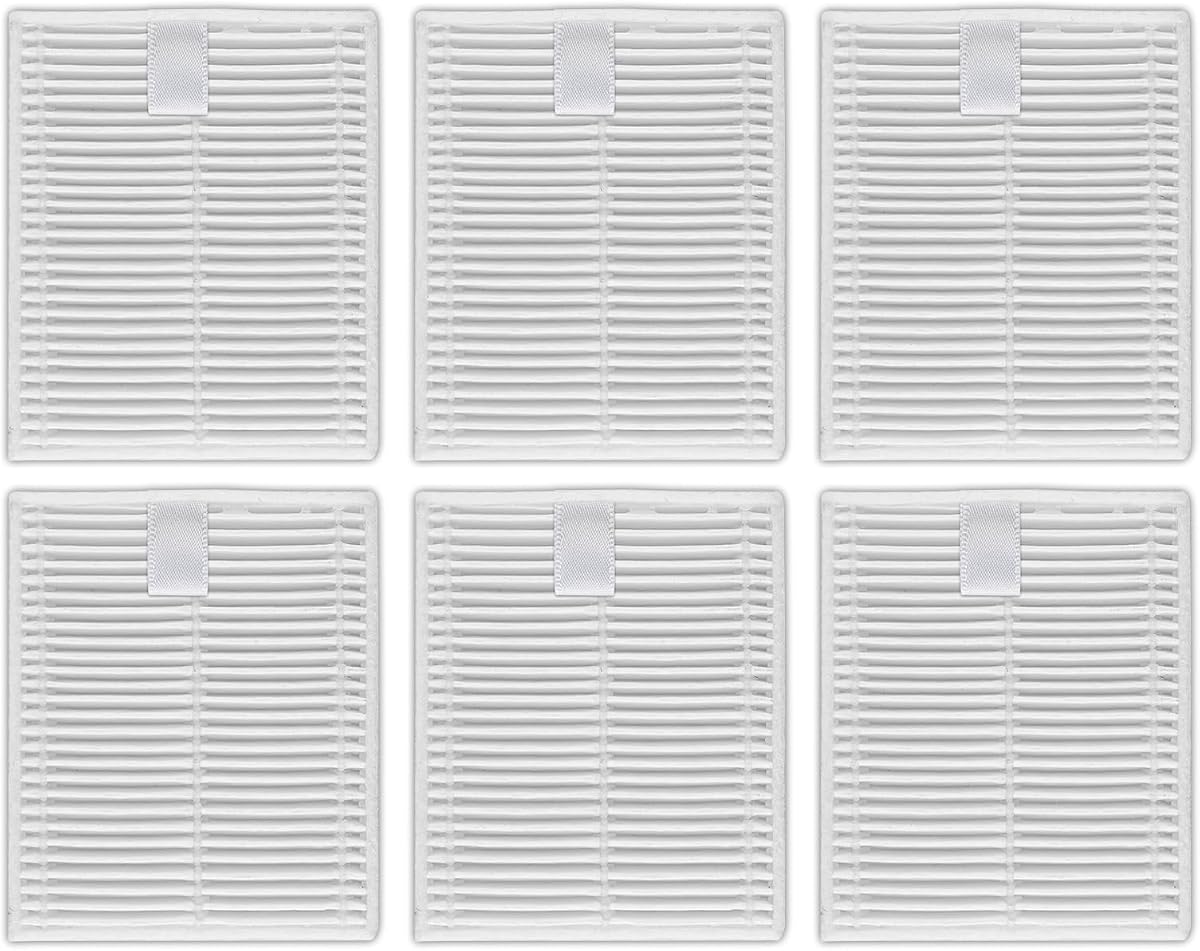 (6 Pack) Q7 M5/ M5+ Replacement HEPA Filters Compatible with Roborock Q7 L5/ Q7 L5+ Robot Vacuum, Accessories Kit, Upright Filter, Vacuum Filters, Canister Filters