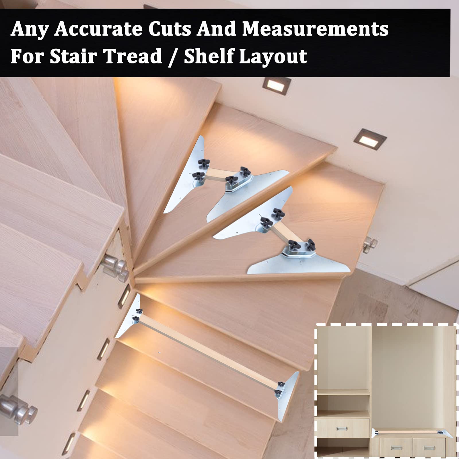 Buy Stair Treads Gauge Template Tool, Stair Tread Jig, Zinc Plated