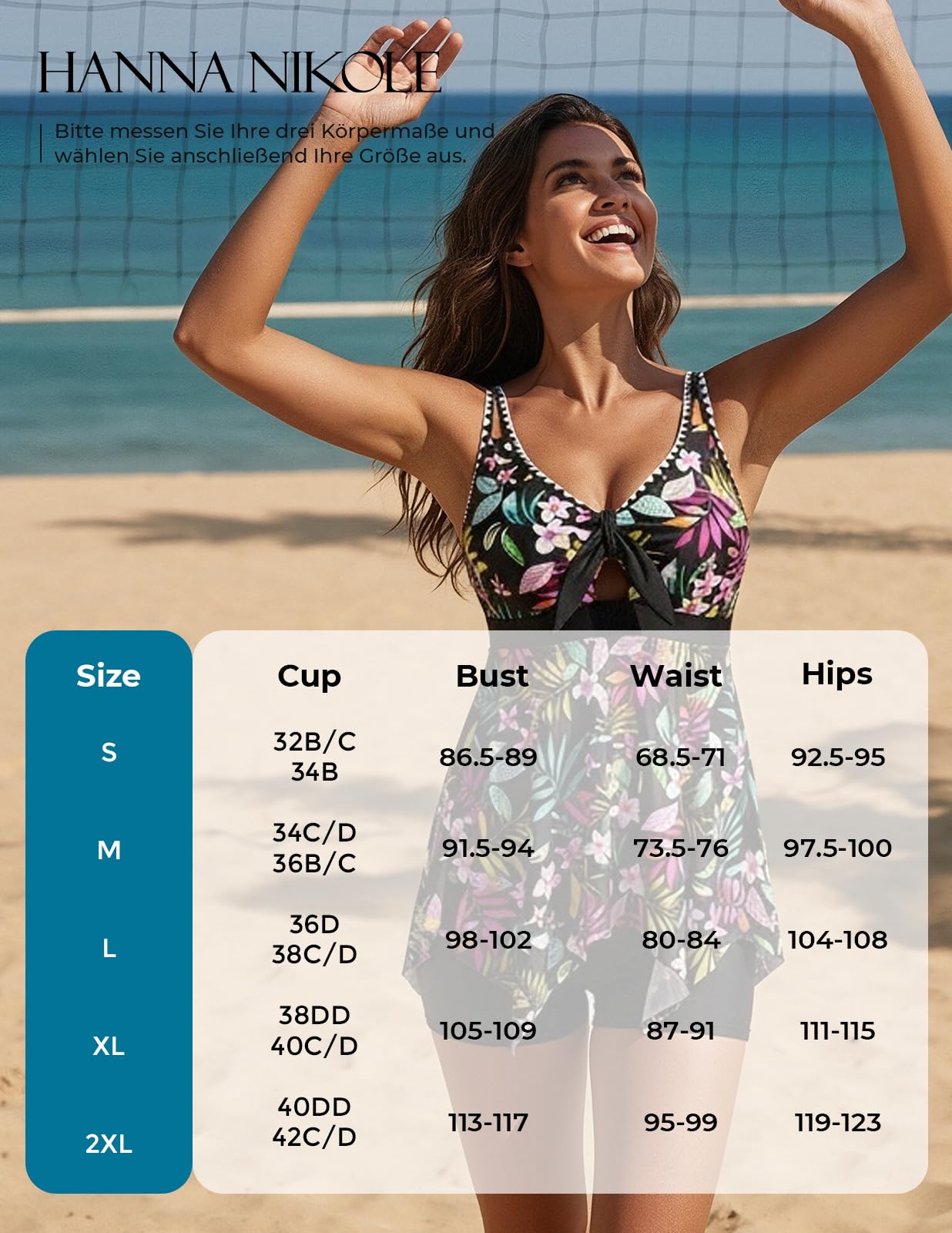 Completo da bagno da donna con ferretto, contenitivo e sostegno per i fianchi, include slip da bagno, costume da bagno estivo a due pezzi stampato, adatto per le vacanze al mare e il tempo libero.