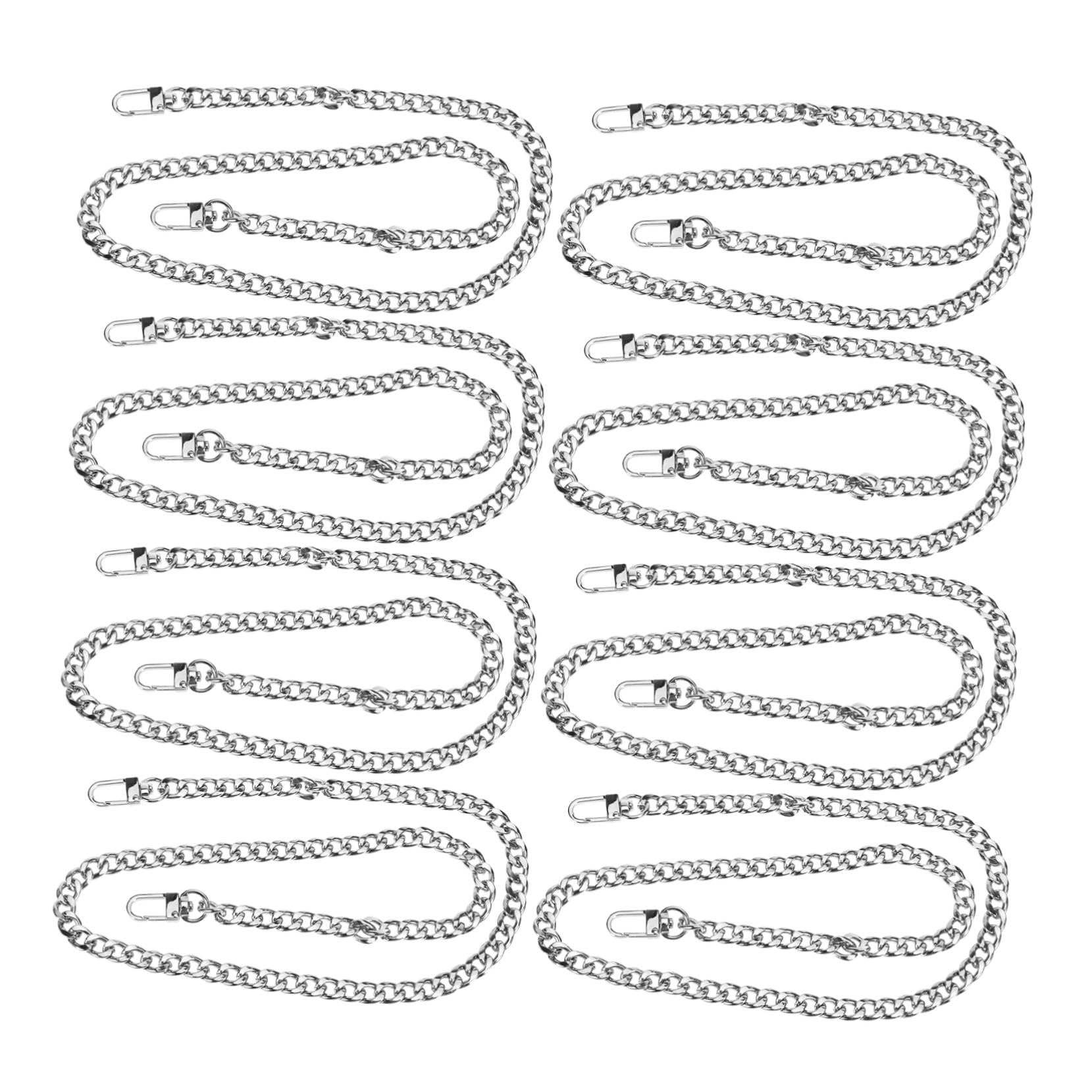 8 Piezas Cadena para Bolso Repuesto Correa de Cadena Ajustable para Bolso de Mano Bandolera y Cruzada Accesorios Metálicos Duraderos para DIY y Sustitución