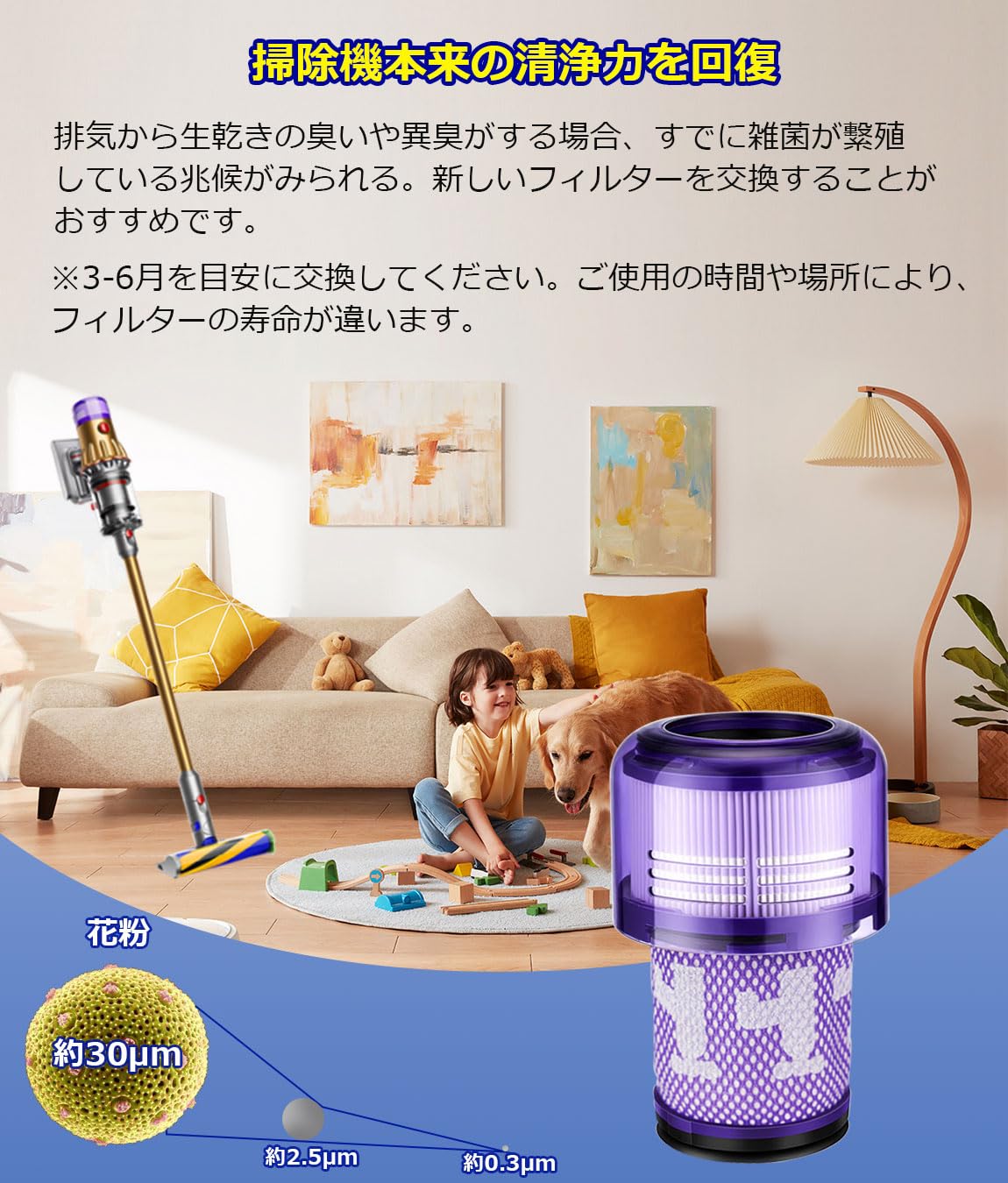 Amazon.co.jp: PWsnice ダイソン 掃除機 V12 対応 フィルター SV20