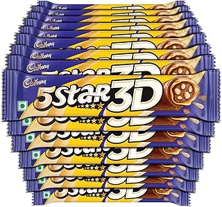 5 Star 3D Chocolate Bar, 40 g (Pack of 16)