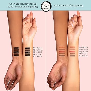 Lip Stain Lip Tint Lip Stain Peel Off Lip Tattoos Sacheu Lip Liner Stay-N - Peel Off Lip Liner Tattoo, Peel Off Lip Stain, Long Lasting Lip Stain Peel Off Set of 3
