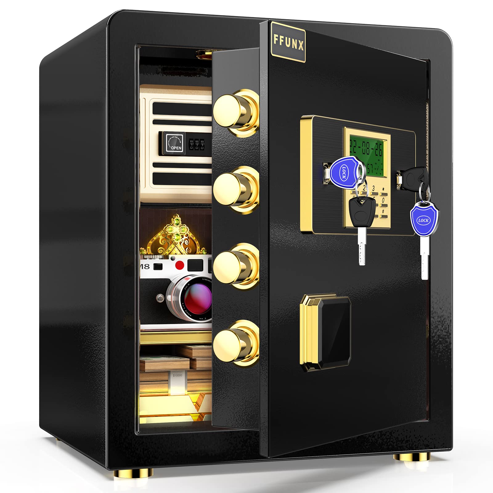 Buy Home Fireproof Safe Locker(2 Cubic 45 Litres), FFUNX