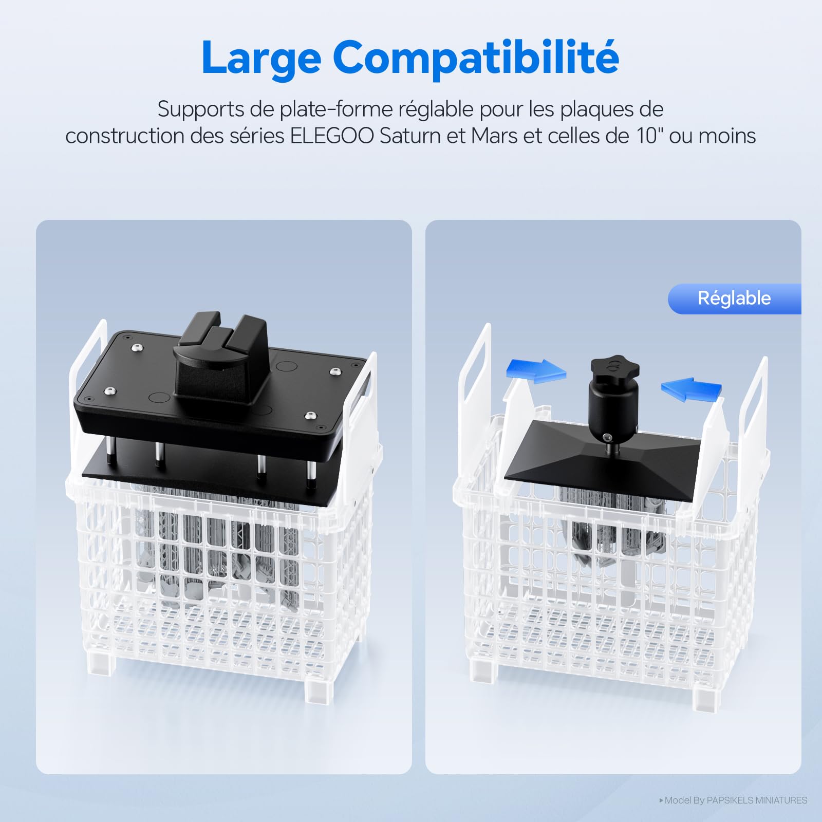 ELEGOO Mercury Plus 3.0 Wash and Cure Machine de Nettoyage et de Durcissement UV pour Lavage et Séchage UV d'Imprimantes 3D Résine LCD/DLP/SLA de Grand Format Mars Saturn