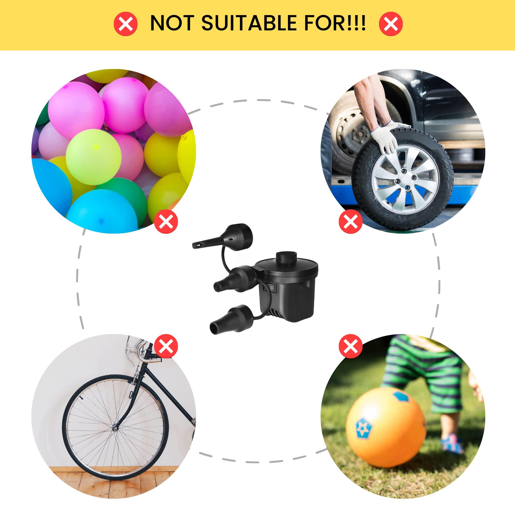 Pompe à air portable pour gonflables | Pompe à matelas pneumatique portable électrique,Pompe de Pompe à air portable pour gonflables | Pompe à matelas pneumatique portable électrique,Pompe de