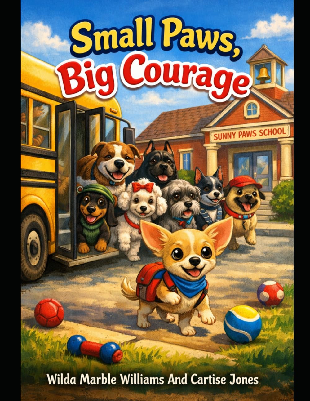 Small Paws Big Courage: Story and Activity book: Max Rises to the Occasion: Teaching Kids Bravery, Friendship, and Doing the Right Thing