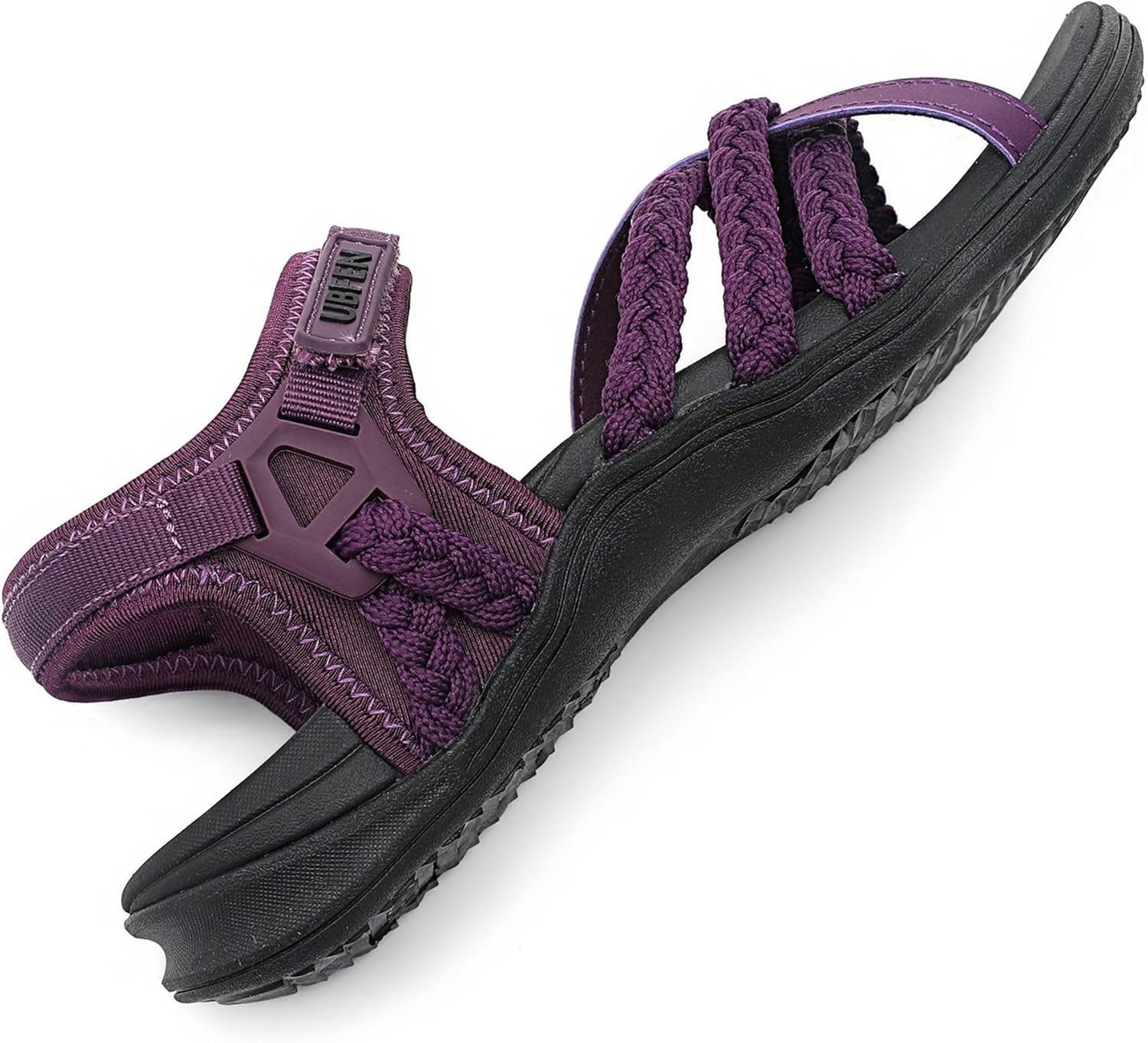 UBFEN Womens Hiking Sandals Walking Outdoor Sports Comfortable Water Sandals with Arch Support Comfortable for Beach Camping Travel Golf - Image 7