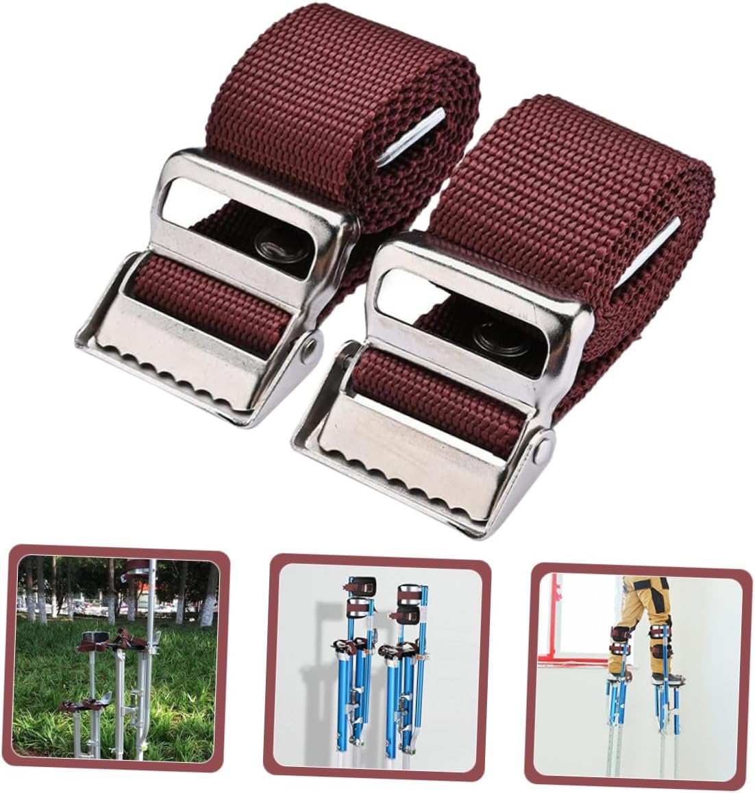 ibasenice Stilt Heel Parts Leg Band for Drywall Painting Stilts Fixing Strap Adjustable Leg Fixation Strap Drywall
