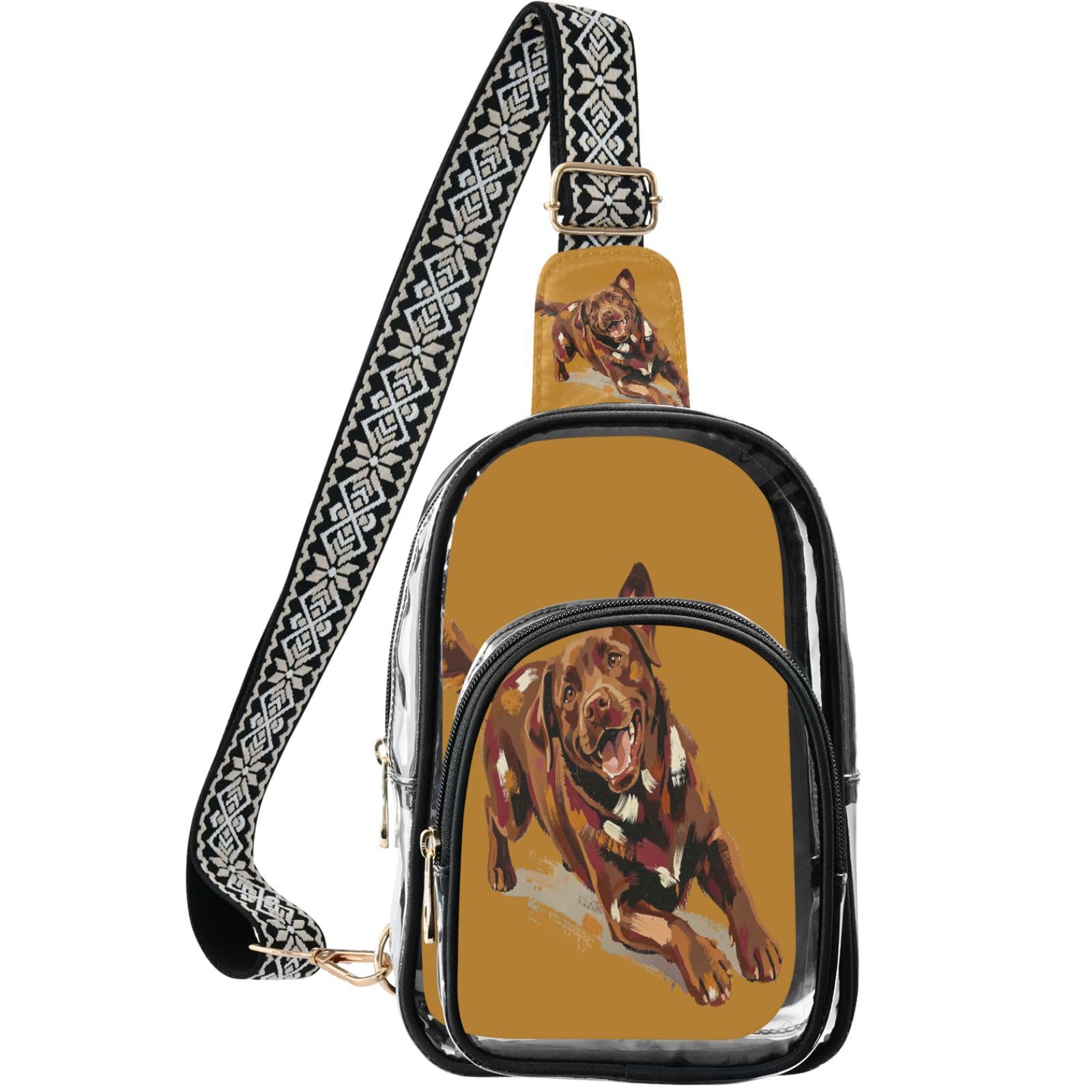 Mochila transparente linqin de poliéster ideal para entrar a eventos todo el año 8