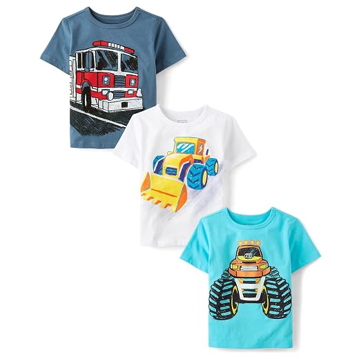 The Children's Place Baby Boys' Graphic T-Shirts (3-Pack)
