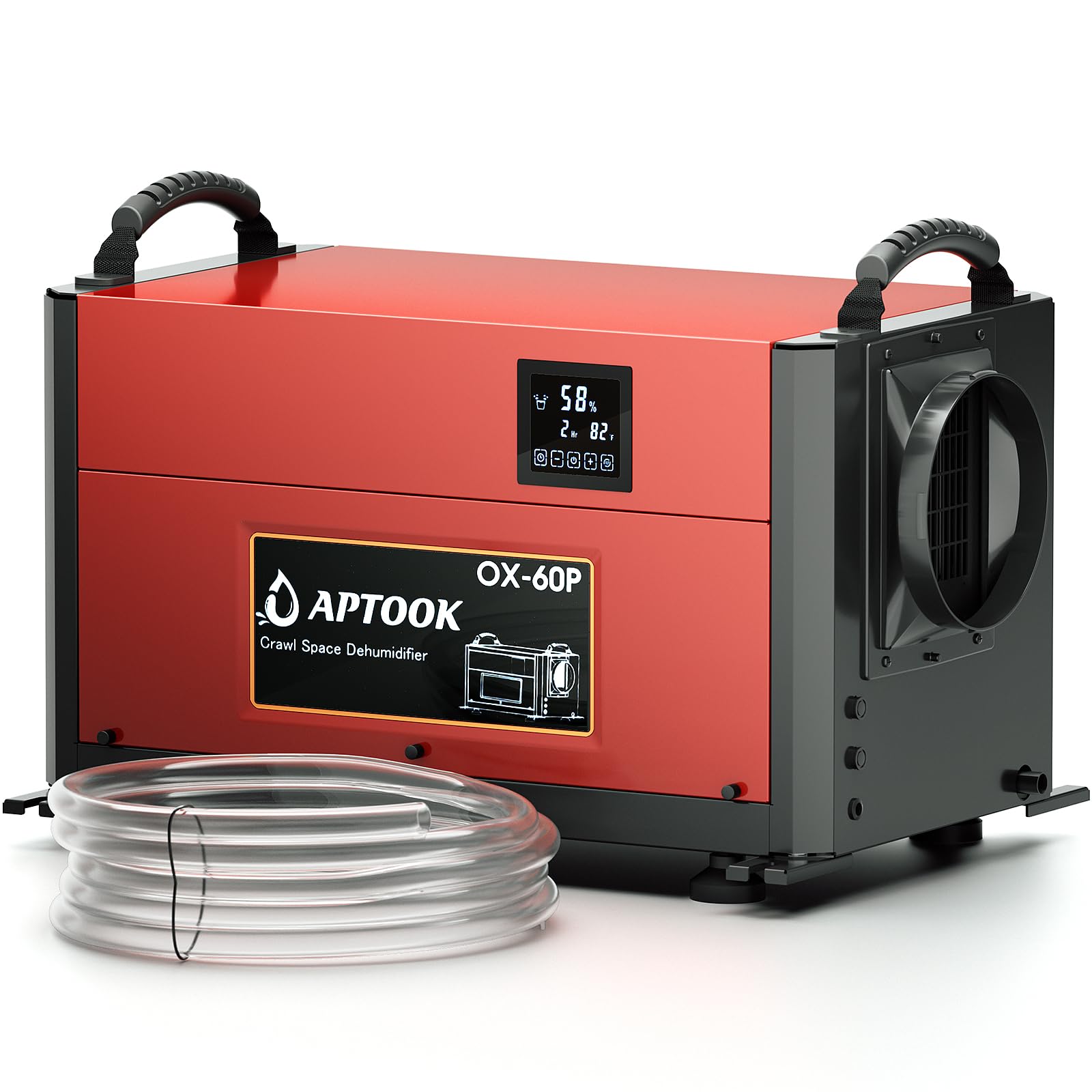 110 Pint Crawl Space Dehumidifier with Drain Hose, Remote Control, 3 Modes, Auto Defrost & Memory Function - Perfect for Crawlspaces, Commercial,Basements & Whole House Use