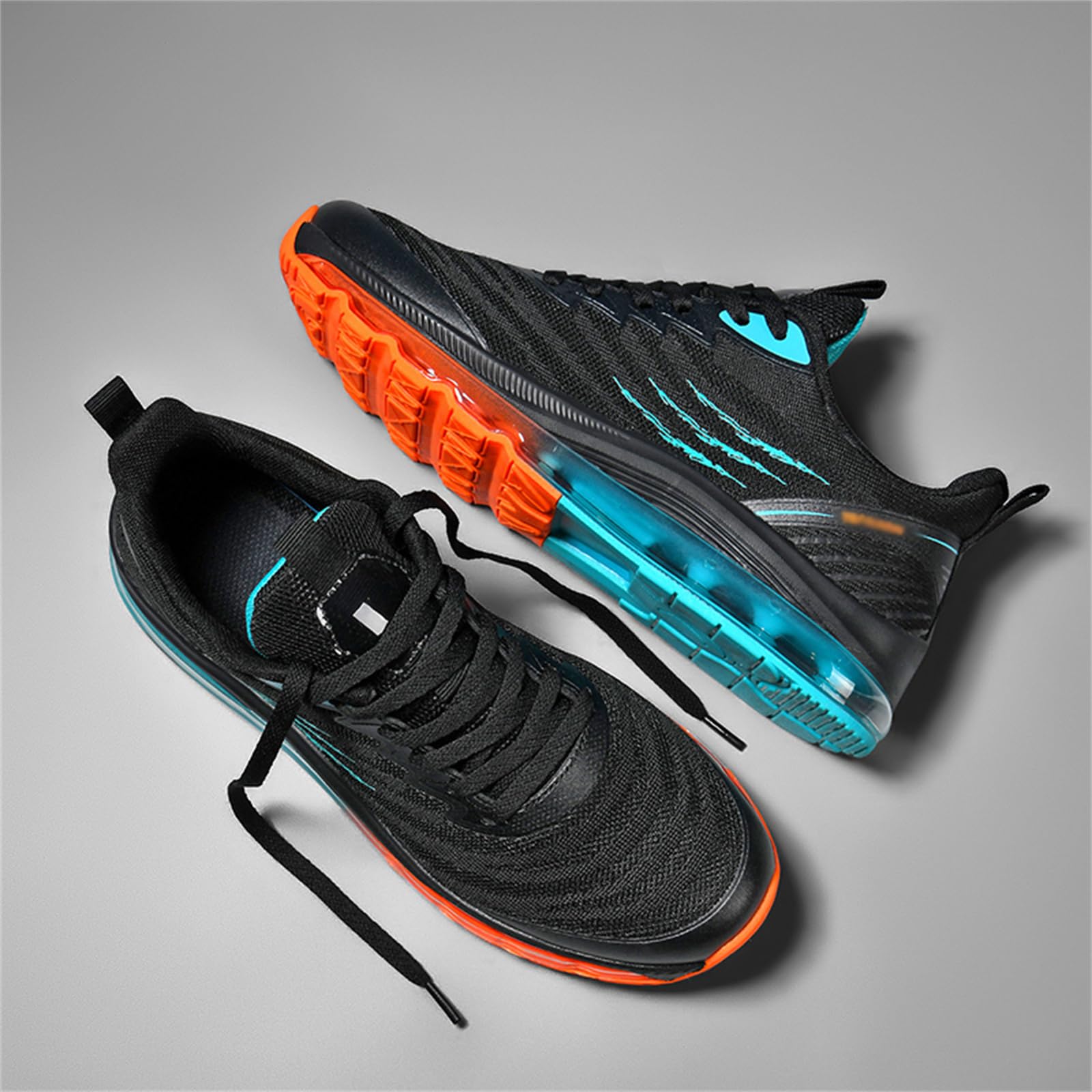 Zapatillas De Running con Colchón De Aire para Hombre Zapatillas De Tenis Transpirables Antideslizantes Y Cómodas para Caminar