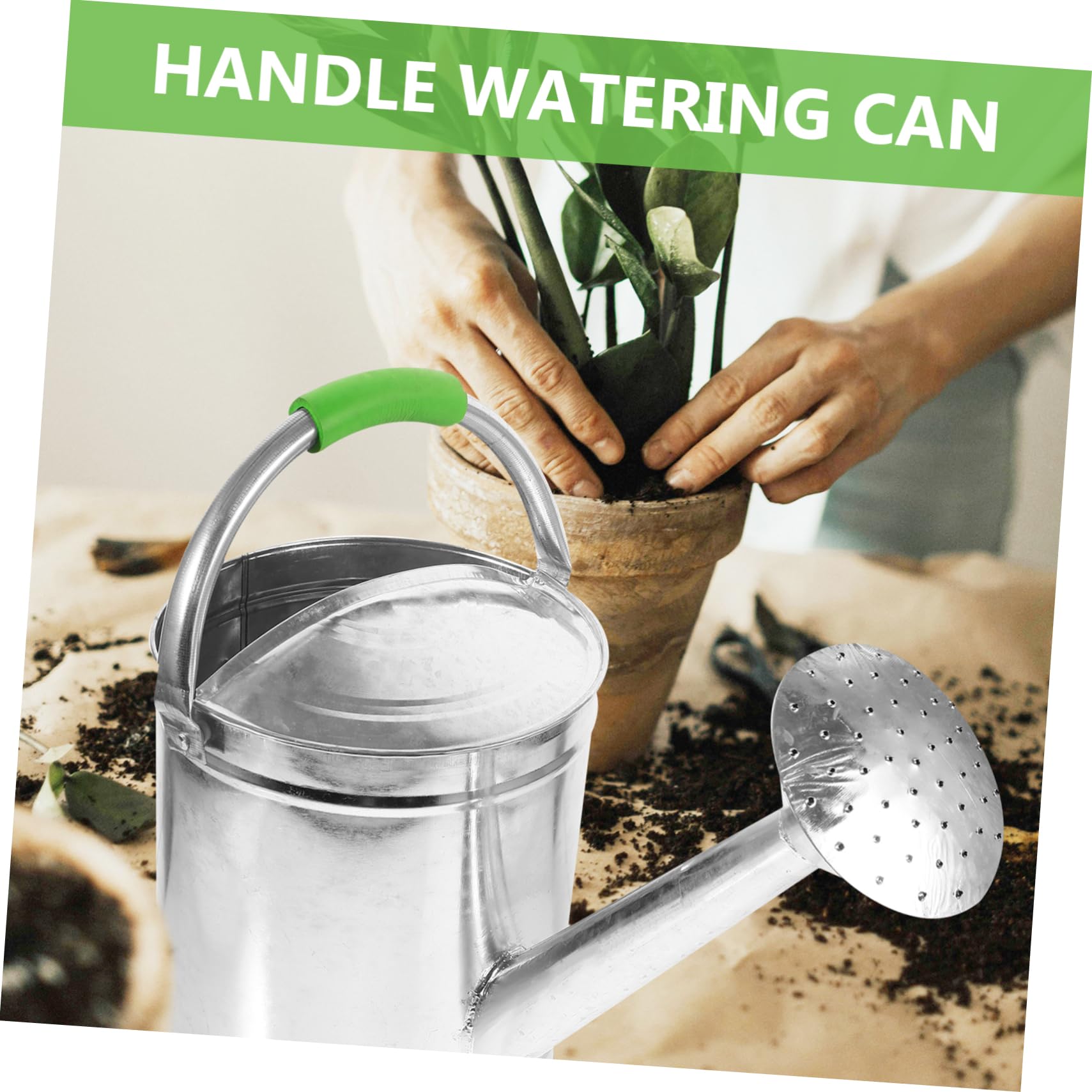 Abaodam Annaffiatoio Per Piant Interno Annaffiatoio Portatile Per Bonsai e Fiori Realizzato in Acciaio Inossidabile Resistente Alla Corrosione Per Innaffiare Piccole Piante in Vaso Scrivan
