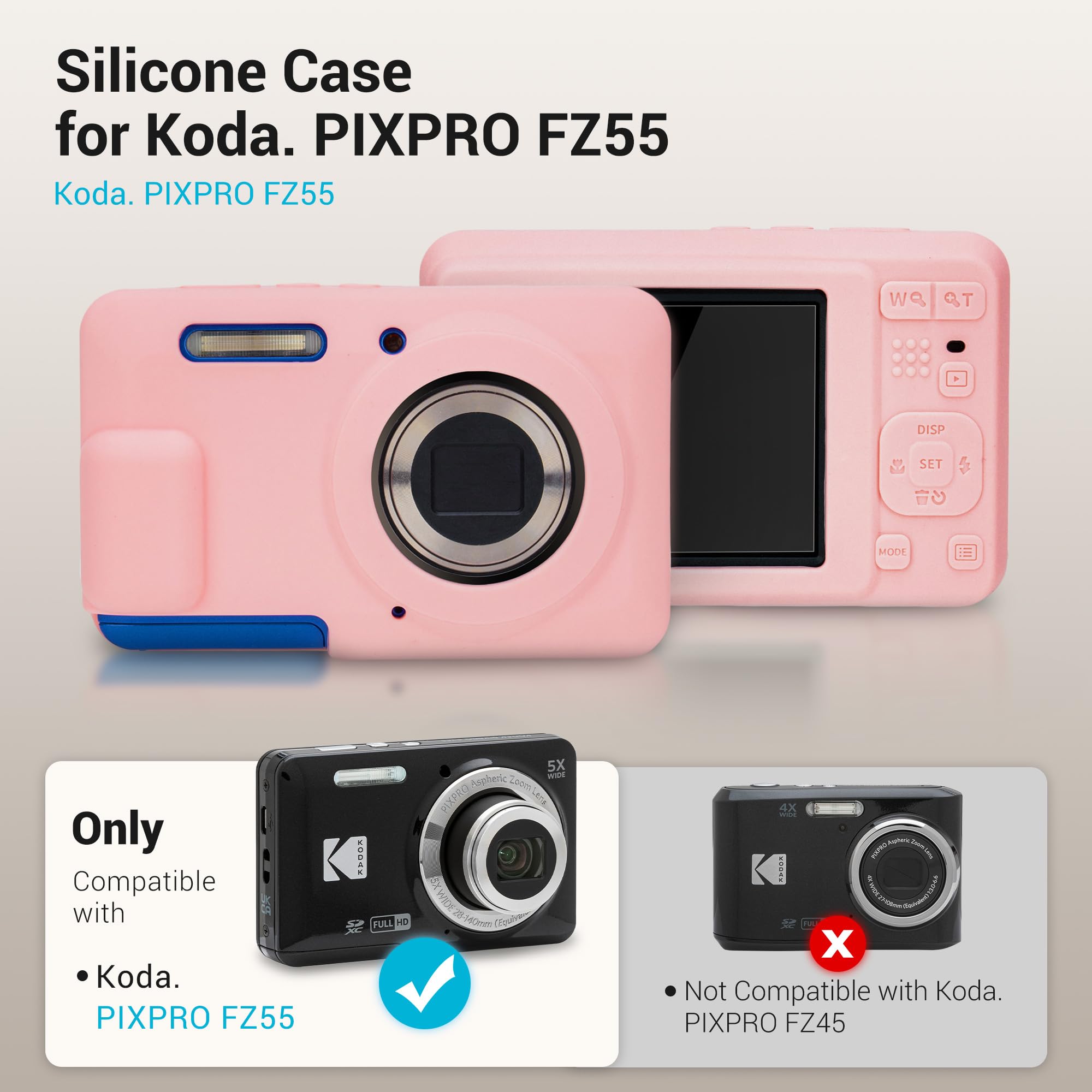 Amazon.co.jp: Kodak PIXPRO FZ55デジタルカメラ用PROfezzionシリコン 