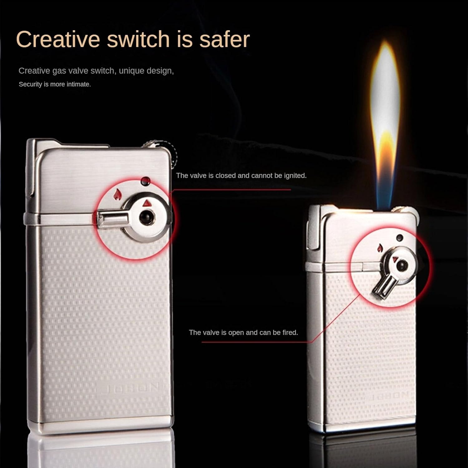 防風ジェットフレームライターデュアルフレームインフレータブルライター詰め替えブタンライターポケットライター家族や友人への最高のギフト