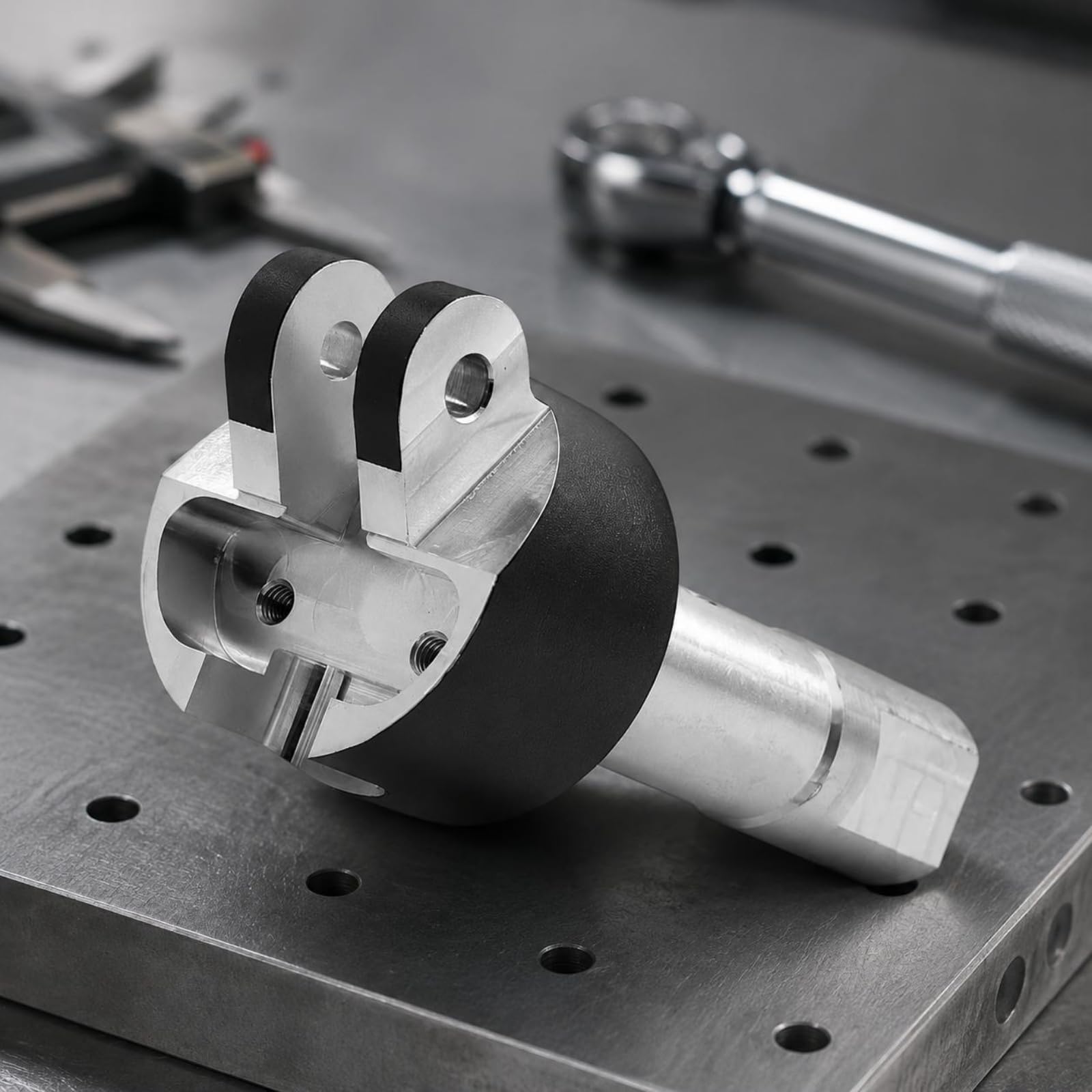 Scooter Lenkrohr Verbinder Lenkrohr Kupplung Verbindungsteil Ersatzteil aus Aluminiumlegierung für Präzise Lenkunterstützung Und Stabilen Geradeauslauf für Reparatur Wartung Tägliche Fahrt