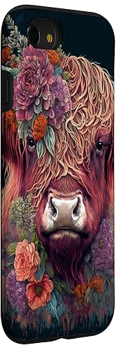 Miniatura 3 de Funda para iPhone SE (2020)  7  8 Western Boho Highland Cow Farmer Lover