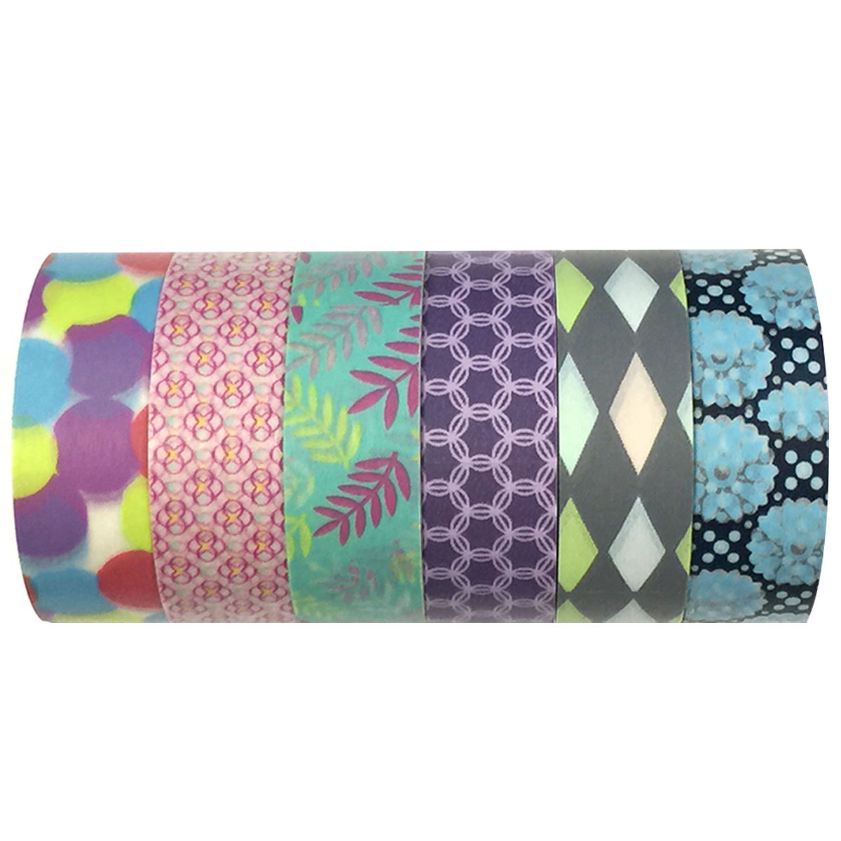 allydrew Washi Tapes Decorative Masking Tapes, Set of 12, ADSET44