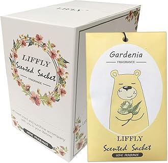 14 Packs Gardenia Scented Sachets fit Drawers and Closets Best Gift
