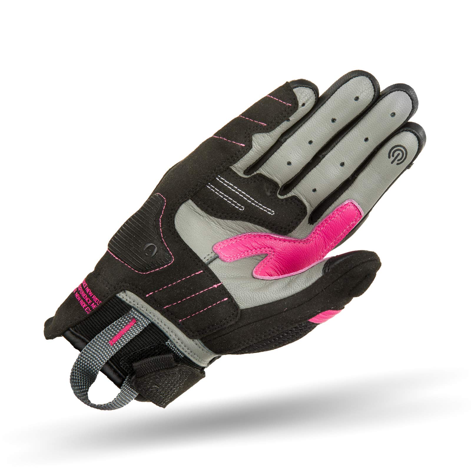 SHIMA X-BREEZE 2 LADY Guantes Moto Mujer - Guantes Ventilados, Verano, Touchscreen Textil con Protector Nudillos de Carbono, Palma Reforzada