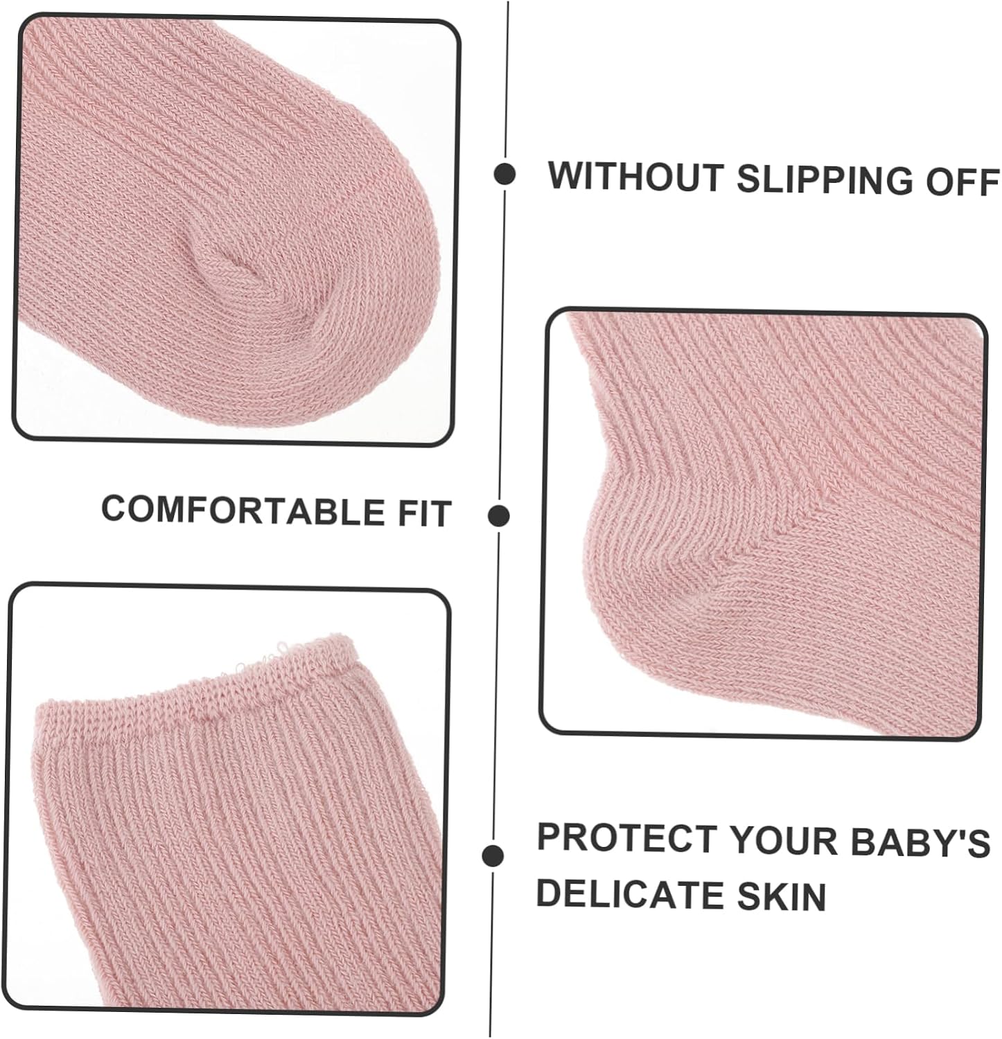 Abaodam 3pairs Socks for Newborns and Toddlers Warm Mid Tube Socks Soft and Breathable Suitable for Months for Use