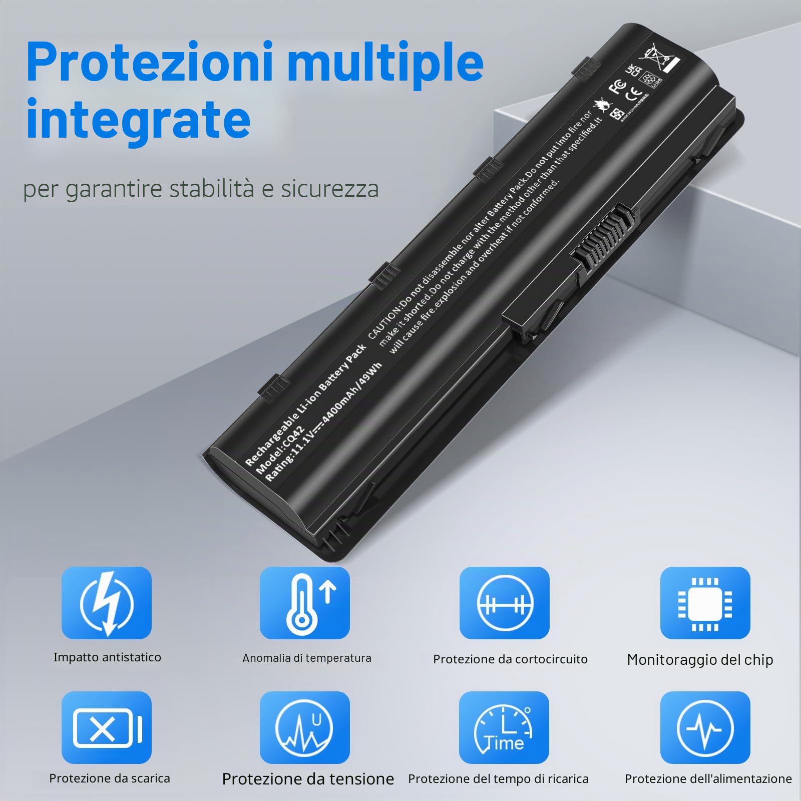 593553-001 593554-001 MU06 MU09 Batteria di ricambio per notebook HP CQ32 CQ42 CQ43 CQ56 CQ57 CQ62 CQ72 435 436, Pavilion DM4 G4 G6 G7 DV3-4000 DV5-2000 DV6-3000 DV7-6000
