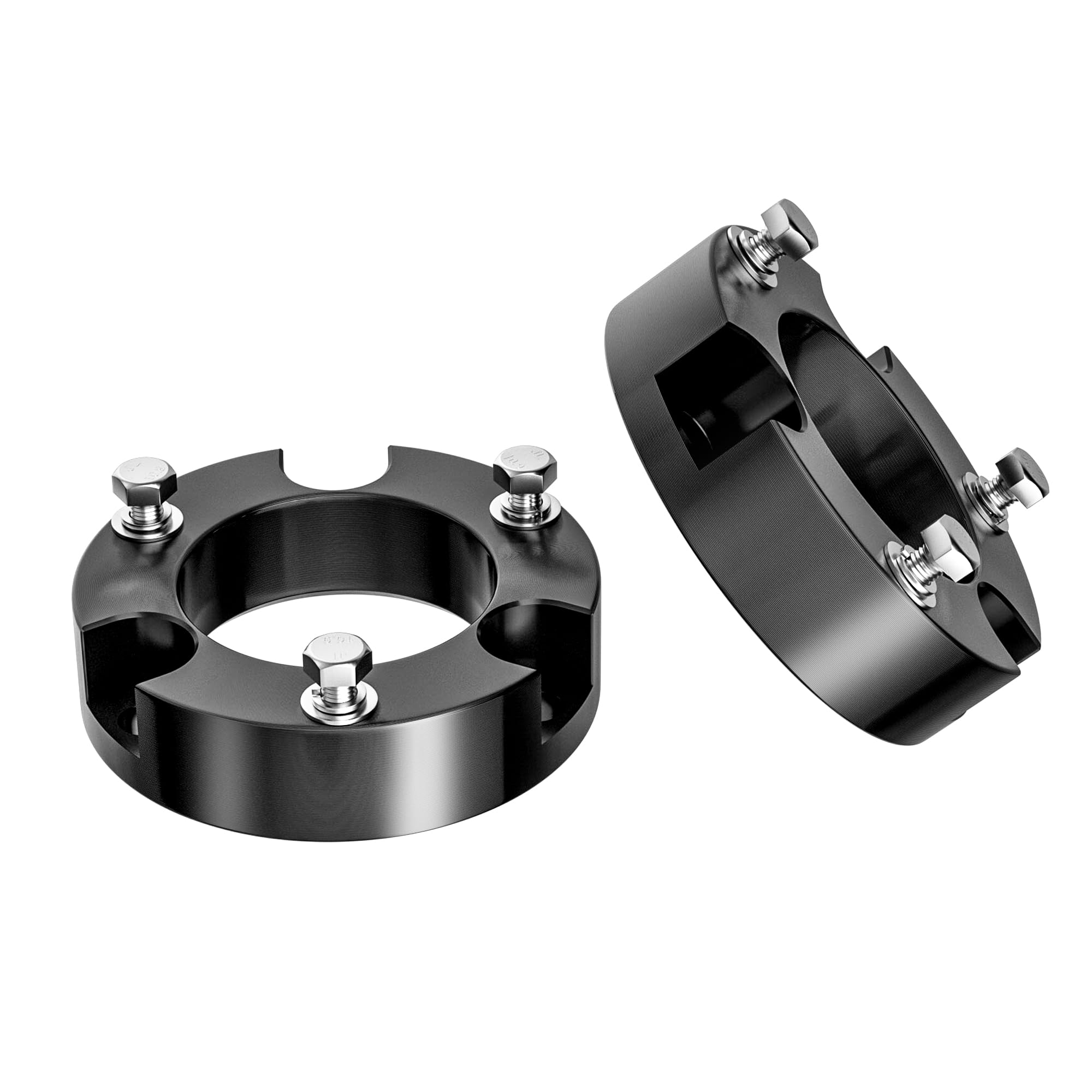 FLYCLE 2.5 inch Leveling Kits for 2005-2022 Tacoma, 2003-2022 4Runner, 2007-2015 FJ Curiser, Front Strut Spacers 2.5'' Lift Kit Compatible with Tacoma 4Runner FJ Curiser