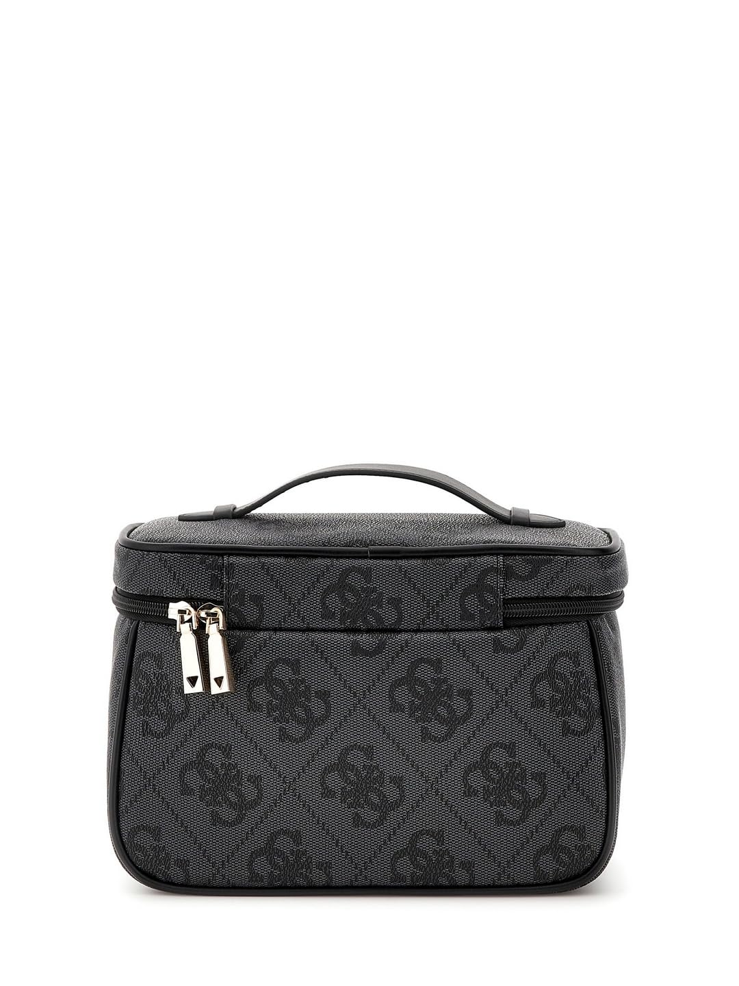 GUESS Toiletry Train Case Coal Logo