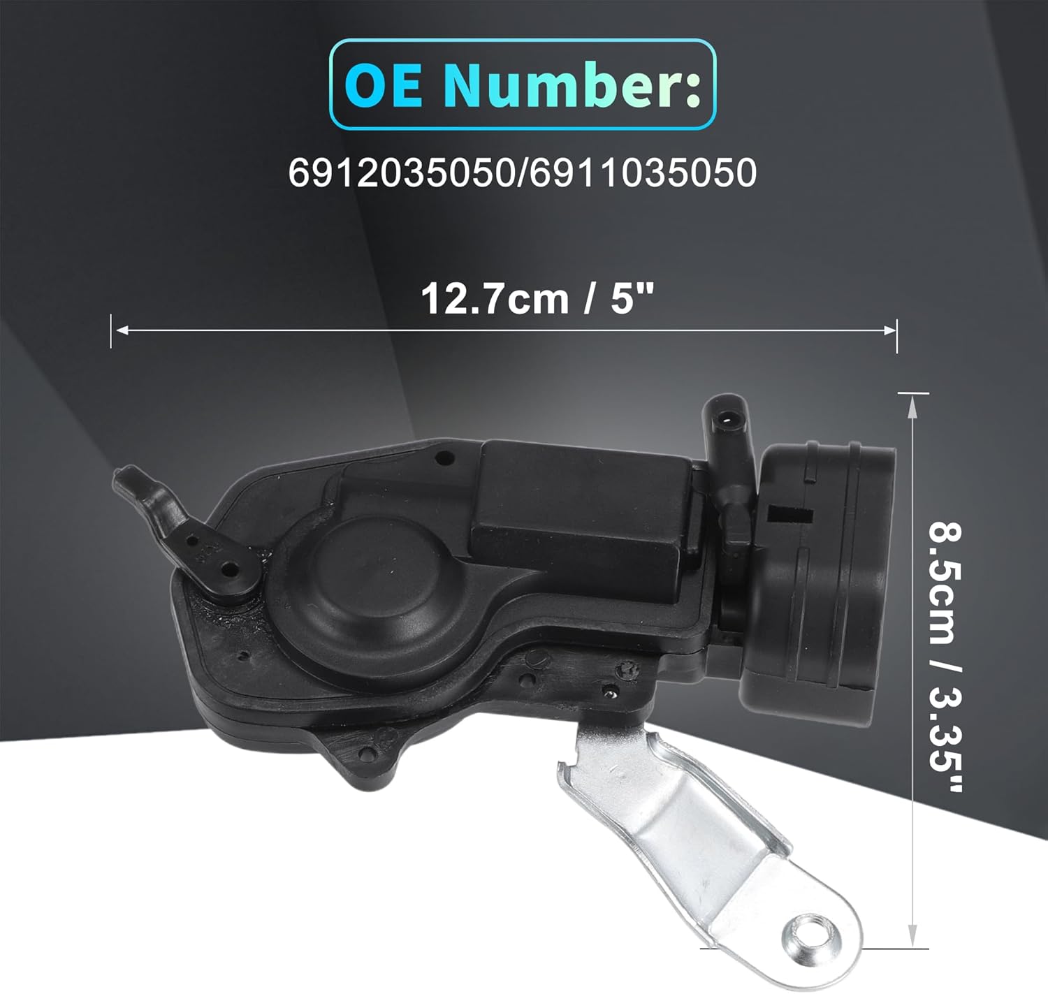 X AUTOHAUX Replacement Front Rear Left Right Side Power Door Lock Actuator Motor for Toyota 4Runner 98-02 Door Latch Actuator Assembly Replace No.6914035060/6912035050 Black 2 Pair