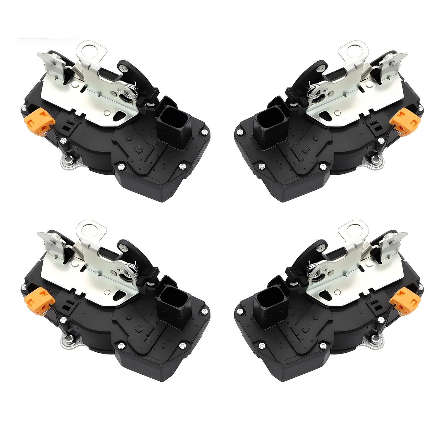4 Pcs Front and Rear Door Lock Latch Actuator Compatible with Silverado Avalanche Suburban Tahoe Sierra Yukon XL Escalade ESV EXT 2007-2009 931-303 931-304