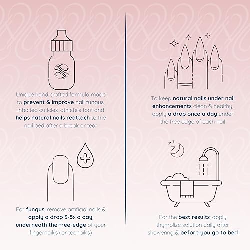 Miniatura 7 de Tammy Taylor Thymolize Solution  Cuidado saludable de las uñas y los pies  Tratamiento de hongos de las uñas de los pies  Ayuda a crecer las uñas