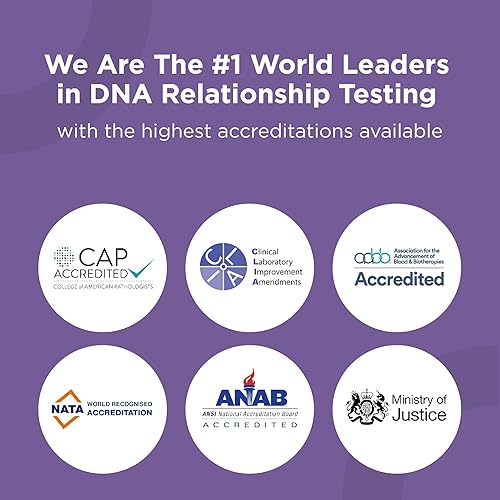 Miniatura 6 de Prueba de ADN para Determinar la Paternidad para Niño y Padre, Devolución por USPS, Confianza de Más del 99.99%, Todos los Gastos Incluidos